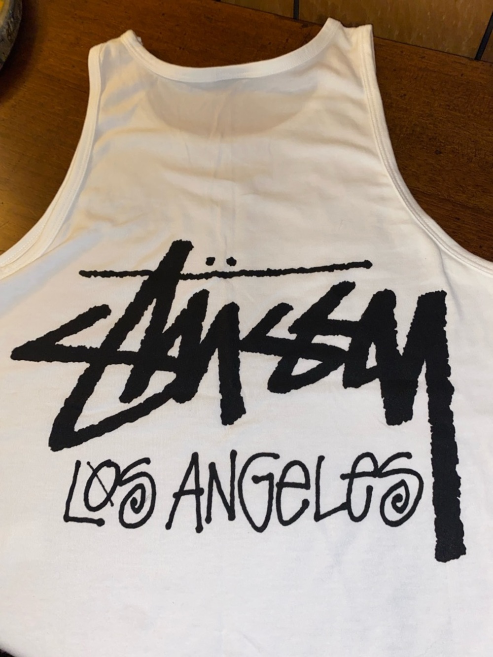🆕  Stüssy Los Angeles Exclusive muscle tee tank top White NWOT Unisex